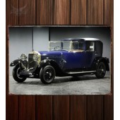 Металлическая табличка Hispano-Suiza H6B Coupe Chauffeur by Kellner